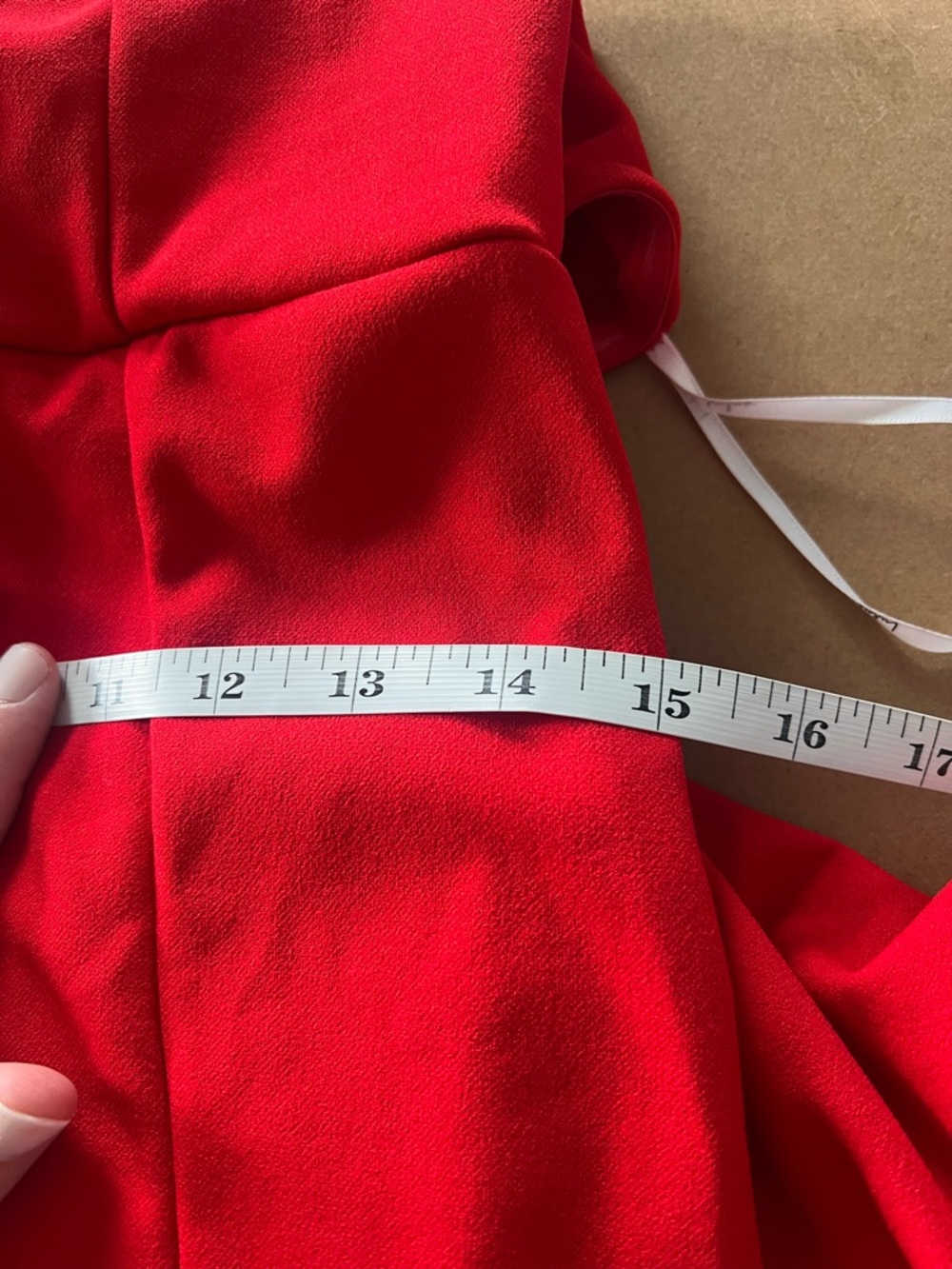 Lulus Women’s Dedicated to Glamour Red Strapless Maxi Dress size Large - Picture 6 of 7